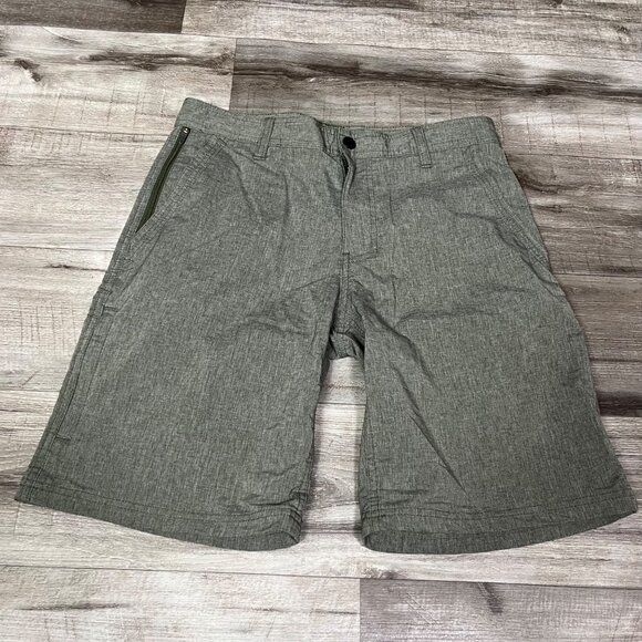 G.H. Bass & Co Explorer Mid Rise Pocket Chino Shorts Sage Grey Men’s Size 30 - Picture 1 of 10